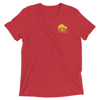 Unisex Short sleeve t-shirt -- Yellow Logo
